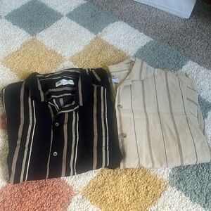 Mens short sleeve button up bundle